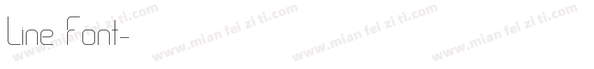 Line Font字体转换
